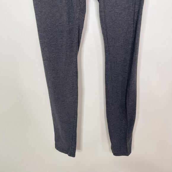 Hue Heather Womens Small S Gray Leggings Casual Cotton Stretch Pull On Grey - Picture 4 of 8